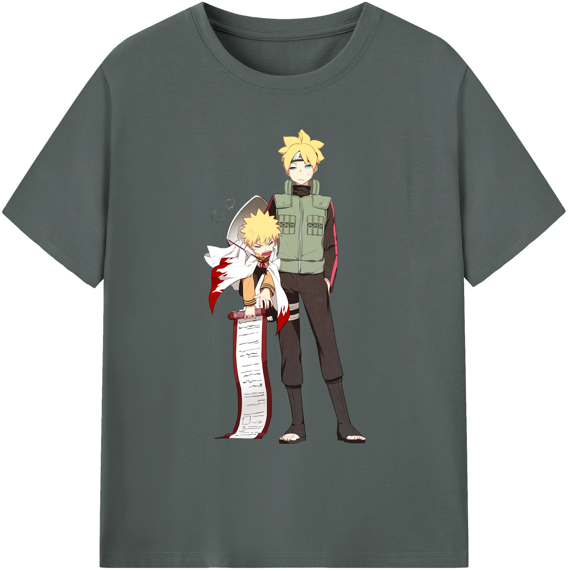 （画像用） NARUTO -ナルト- 波風 ミナト Namikaze Minato 綿100％ メンズ半袖Tシャツ｜肌触りやわらか＆通気性